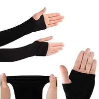 LETS SLIM HAND SLEEVS, Let’s Slim Hand Sleeves –UV Protection & Compression Fit(380) - Black
