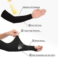 LETS SLIM HAND SLEEVS, Let’s Slim Hand Sleeves –UV Protection & Compression Fit(380) - Black