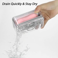 MULTIFUNCTION SOAP BOX,  Multifunction Soap Box – Drainable & Portable Soap Holder for Bathroom & Travel (999)