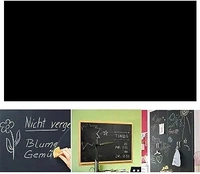 BLACK BOARD STICKER,  Black Board Sticker – Self-Adhesive Chalkboard Wall Sticker with Chalk (840)