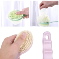 2IN1 SHOWER BRUSH, : 2-in-1 Shower Brush – Soft Bristles & Massage Scrubber(950)
