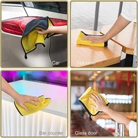 2PCS CAR TOWEL MICROFIBER CLEANING Heavy Microfiber Cloth  (818)
