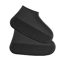 SILICON SHOE COVER - PINK COLOUR- Non-Slip Silicone Rain Reusable Anti Skid Waterproof Fordable Boot Shoe Cover (Large Size / 1 Pair) (1060)