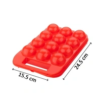 12PCS EGG TRAY,  12PCS Egg Tray – Durable & Stackable Egg Storage Container (159)