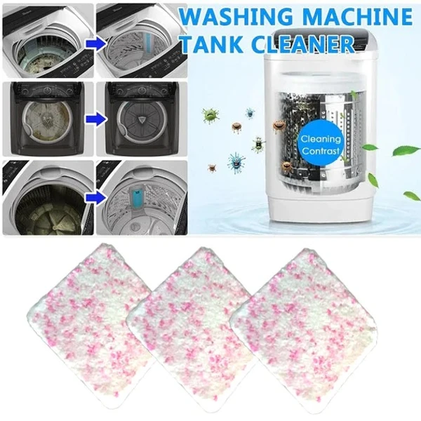 12PCS WASHING MACHINE CLEANER TABLET