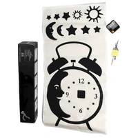SOLOMON DESIGN CLOCK STICKER,  Solomon Design Clock Sticker – Stylish DIY Wall Décor (897)