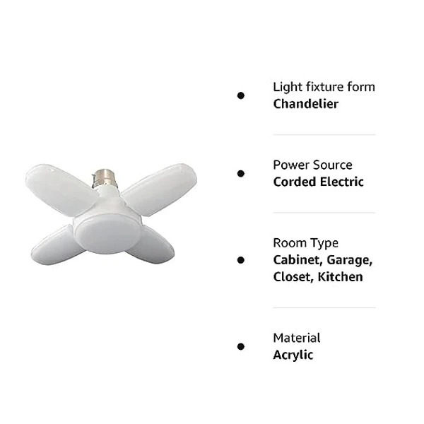 MINI FAN BLADE LED BULB