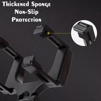 CAR 360 MIRROR PHONE HOLDER CAR REAR VIEW MOBILE STAND 360° Rotatable Rearview Mirror Phone Holder – Safer & More Convenient Driving(1744) - Black