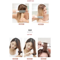 STRAIGHT COMB 3 in 1 Ceramic Fast Hair Straightener Comb Brush Hair Styler Hair Straightening Iron Machine for Women PTC Heating Electric Comb Hot Brush with 5 Temperature, Ionic Care, 30s Fast Heating (467)