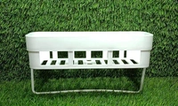 2IN1 BATHROOM BASKET, 2-in-1 Bathroom Basket – Space-Saving Storage & Organizer (1063)