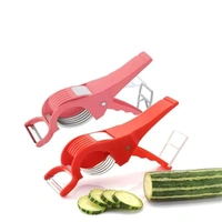 CUTTER WITH PEELER,  2-in-1 Cutter with Peeler – Multipurpose Kitchen Tool (343)