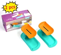 2LAYER SOAP STAND,  2-Layer Soap Stand – Space-Saving & Drainable Design (1143)