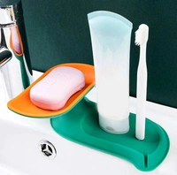 2LAYER SOAP STAND,  2-Layer Soap Stand – Space-Saving & Drainable Design (1143)