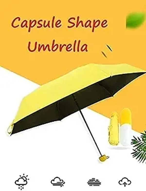 CAPSULE UMBRELLA Compact Mini Umbrella with Capsule Case Cover 