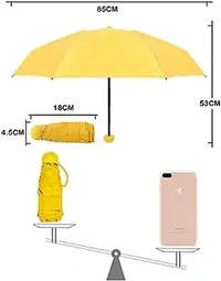 CAPSULE UMBRELLA Compact Mini Umbrella with Capsule Case Cover  (1077)