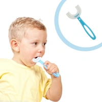 KIDS U TOOTHBRUSH, Kids U-Shaped Toothbrush – Gentle & Fun Oral Care (367)