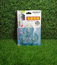 3PCS TRANSPERENT WALL HOOK  TRANSPARENT RUBBER VACUUM SUCKER HOOKS HANGER STRONG SUCTION CUP BATHROOM KITCHEN WINDOW WALL ACCESSORIE. (1066)