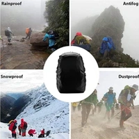 BAG COVER Large 40 L Backpack Raincover Waterproof Backpack Rain Cover with Pouch Luggage Cover (589)