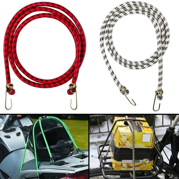 ELASTIC STRAPS  Ultra Flexible Bungee Motorcycle Bike Luggage Elastic Strap/Rope Luggage Rope 1pc