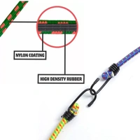 ELASTIC STRAPS  Ultra Flexible Bungee Motorcycle Bike Luggage Elastic Strap/Rope Luggage Rope 1pc (833)