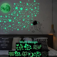 MIX D FLUROESCENT TOY STAR LIGHT,  Glow-in-the-Dark Fluorescent Toy Star Lights – Mix D Set (115)