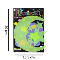 MIX D FLUROESCENT TOY STAR LIGHT,  Glow-in-the-Dark Fluorescent Toy Star Lights – Mix D Set (115)