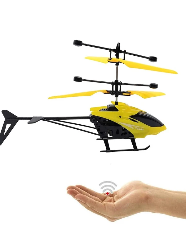 REMOTE HELICOPTER  Toy Flying Helicopter with Remote Control Remote Helicopter Toy for Kids Age 4 Years+ I 2 in 1 Gravity and Remote Flying Heli I Pack of 1