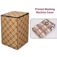 WASHING MACHINE COVER FULL PRINT,  Full Print Washing Machine Cover – Stylish & Protective (927)