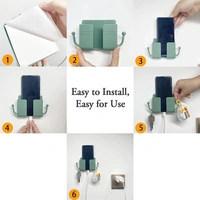 1PCS MOBILE WALL STAND HOOK, 1PC Mobile Wall Stand Hook – Space-Saving Phone Holder (1144)