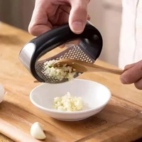 STEEL GARLIC PRESS,  Steel Garlic Press – Effortless & Durable Crusher(703)