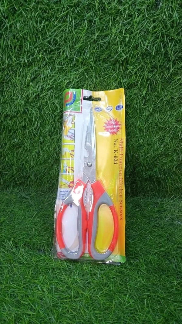 KITCHEN SCISSORS Multi-Function Kitchen Household For Vegetables, Fruit, Cheese & Meat Slices With Bottle Opener Stainless Steel Sea Food Scissor
