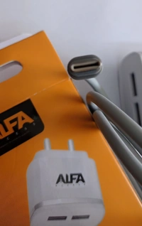 ALFA TYPE C CHARGER,  Alfa Type-C Charger – Fast & Efficient Charging Solution (1104)