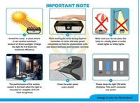 SOLAR INTERACTION WALL LAMP,  Solar-Powered Interactive Wall Lamp (266)