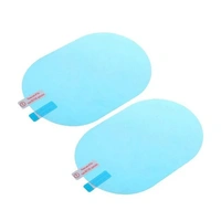 CAR MIRROR ANTI FOG STICKER, Car Mirror Anti-Fog Sticker – Clear Vision in Any Weather (1229)