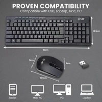 WIRELESS KB MOUSE COMBO, Wireless Keyboard and Mouse Combo – Smooth & Reliable Performance481)