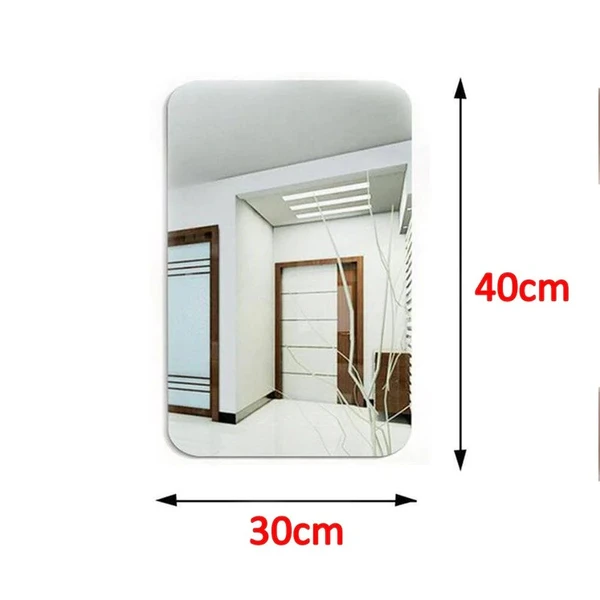 SQUARE MIRROR STICKER 30*40