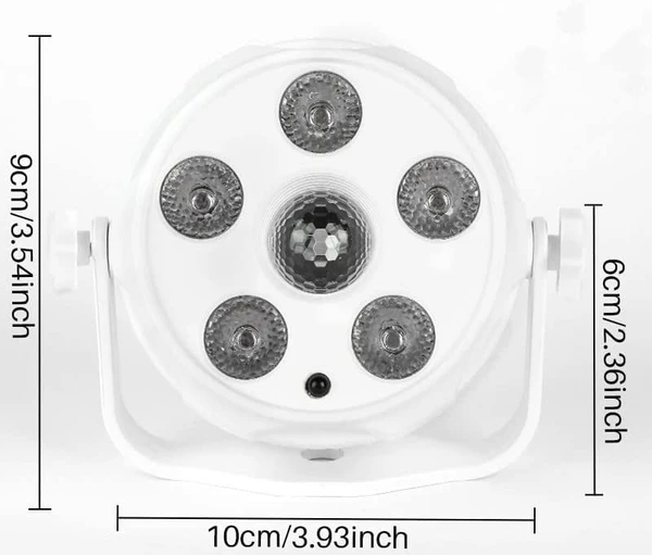 6LED MINI PAR LIGHT FLAT