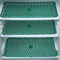 6PCS PVC FRIDGE MAT, 6PCS PVC Fridge Mats – Durable & Easy-to-Clean Liners (1121)