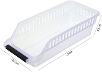 4PCS SPACE SAVER KITCHEN PLASTIC SPACE SAVER ORGANIZER BASKET RACK- 4 PCS (1248)