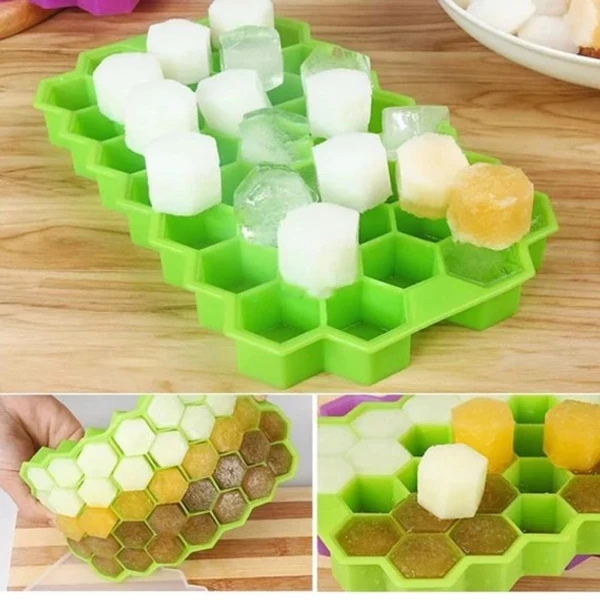 32 CAVITY SILICON ICE TRAY - Green