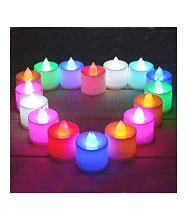 24PCS COLOUR LED DIYA