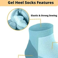 GEL HEEL SOCKS, Gel Heel Socks – Ultimate Comfort & Heel Protection (191)