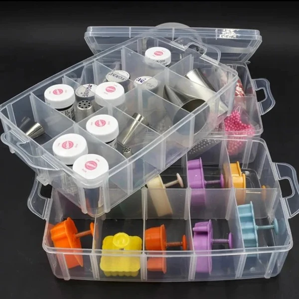 18 GRID 3 LAYER STORAGE BOX