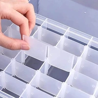 36 GRID ORGANIZER BOX,  36-Grid Organizer Box – Multi-Compartment Storage for Jewelry, Crafts & Accessories (1273)