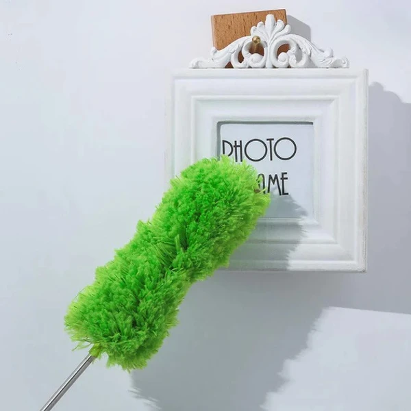 ADJUSTABLE MICROFIBER DUSTER GREEN