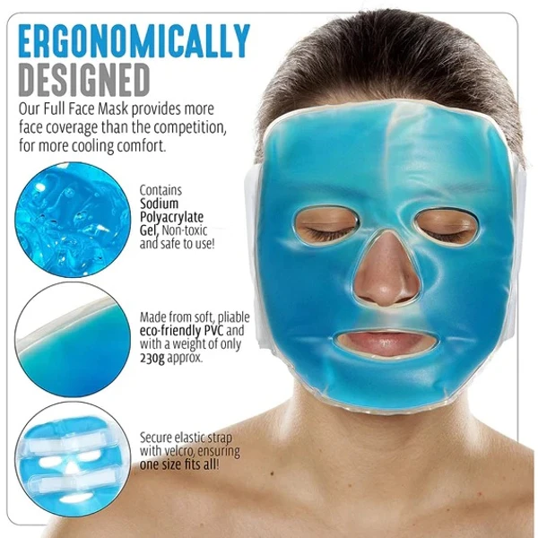 COOL FACE MASK - Navy Blue