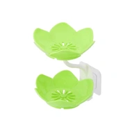2LAYER FLOWER SOAP DISH DABBLE LAYER FLOWER SELF DRAINING SOAP DISH HOLDER,  (1660)