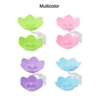 2LAYER FLOWER SOAP DISH DABBLE LAYER FLOWER SELF DRAINING SOAP DISH HOLDER,  (1660)