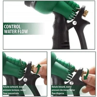 HOSE NOZZLE ROUND SPREY GUN, Round Spray Hose Nozzle Gun – Adjustable Water Sprayer for Gardening & Cleaning (181)