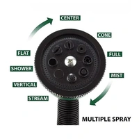 HOSE NOZZLE ROUND SPREY GUN, Round Spray Hose Nozzle Gun – Adjustable Water Sprayer for Gardening & Cleaning (181)